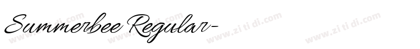 Summerbee Regular字体转换